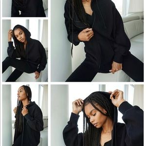 Tna
COZYAF Boyfriend Zip-Up Hoodie